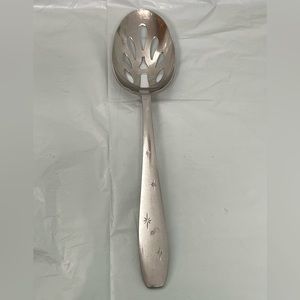1‎ Vintage Wallace Stainless Slotted Serving Spoon